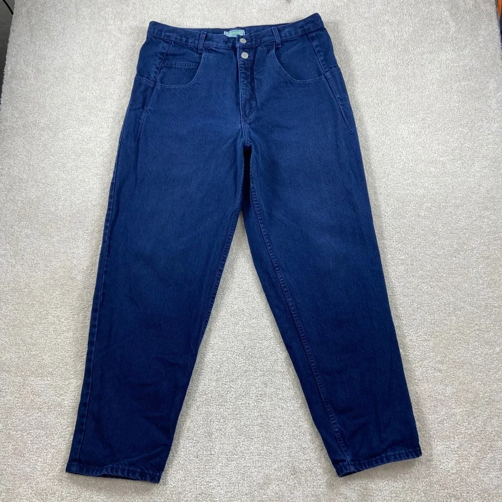 Vintage Guess Jeans Mens 34x30 Blue Georges Marciano Button Fly Made in USA